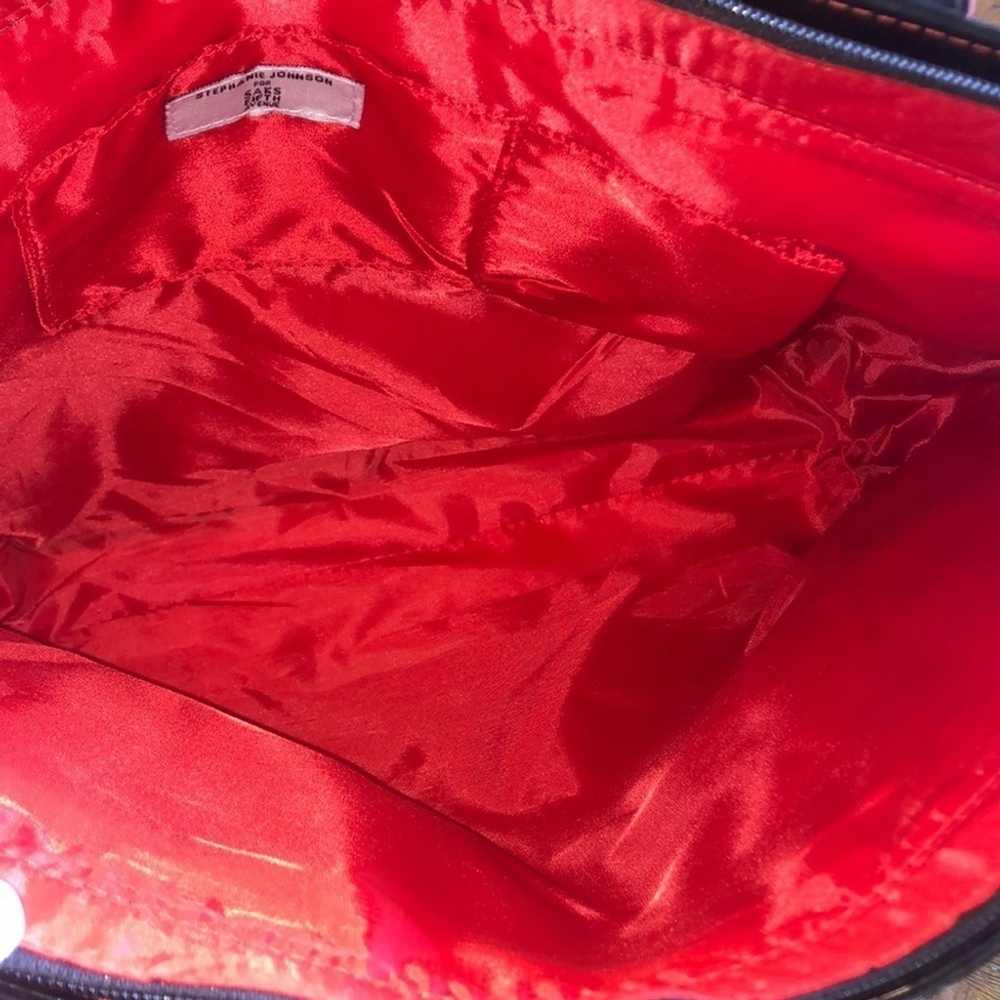 Stephanie Johnson for Saks Fifth Avenue Black Patent Leather Classic Bag Tote - Picture 2 of 13